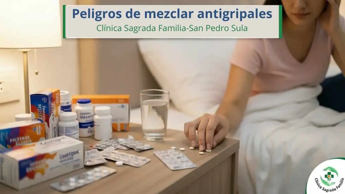 Peligros de mezclar antigripales por automedicación: caso clínico real en San Pedro Sula