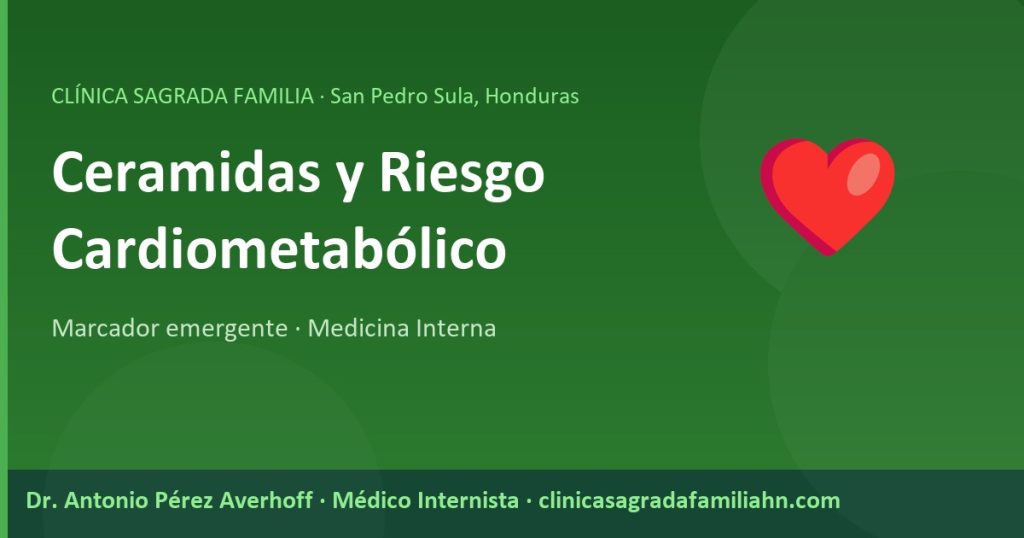 Ceramidas y riesgo cardiometabólico: un objetivo emergente más allá de la glucosa